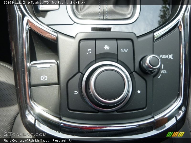 Soul Red Metallic / Black 2016 Mazda CX-9 Touring AWD