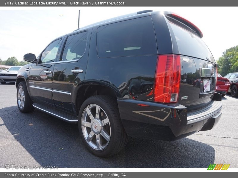 Black Raven / Cashmere/Cocoa 2012 Cadillac Escalade Luxury AWD