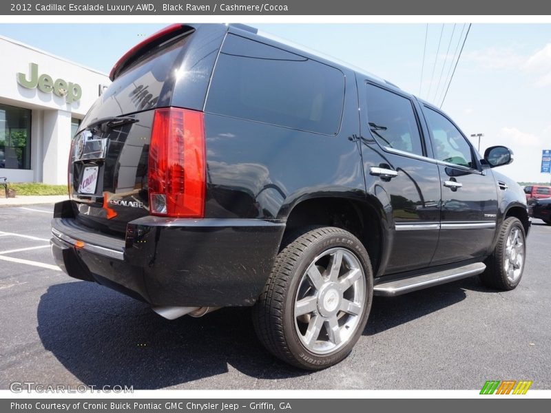 Black Raven / Cashmere/Cocoa 2012 Cadillac Escalade Luxury AWD