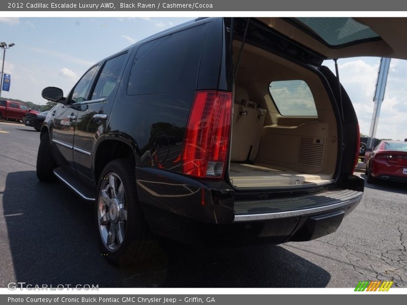 Black Raven / Cashmere/Cocoa 2012 Cadillac Escalade Luxury AWD