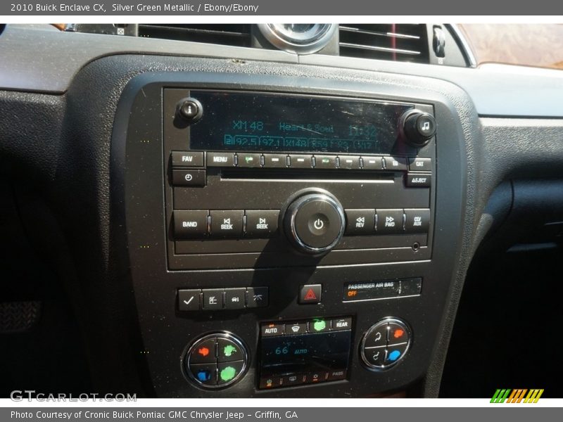 Silver Green Metallic / Ebony/Ebony 2010 Buick Enclave CX