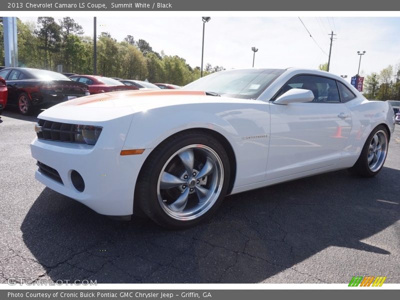 Summit White / Black 2013 Chevrolet Camaro LS Coupe