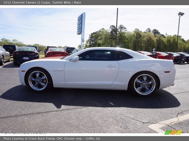 Summit White / Black 2013 Chevrolet Camaro LS Coupe