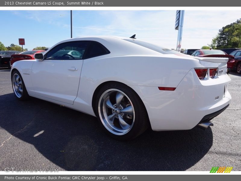Summit White / Black 2013 Chevrolet Camaro LS Coupe