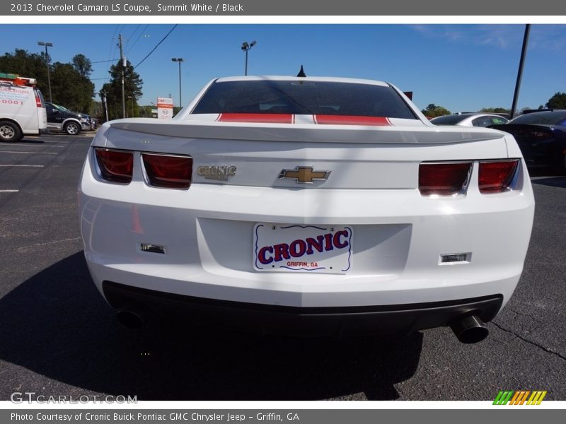 Summit White / Black 2013 Chevrolet Camaro LS Coupe
