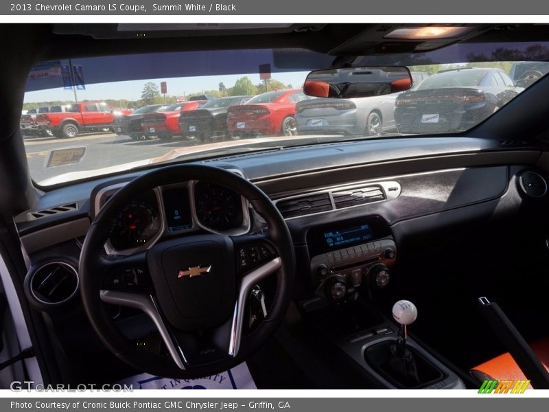 Summit White / Black 2013 Chevrolet Camaro LS Coupe