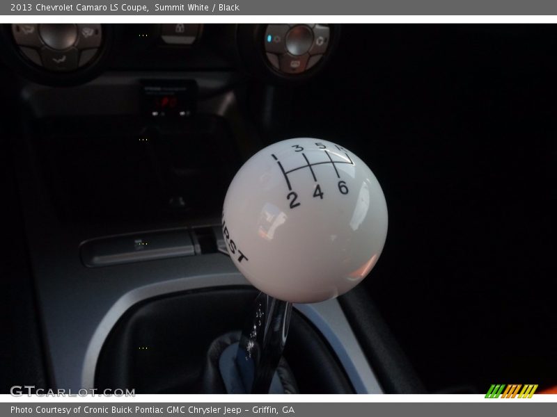 Summit White / Black 2013 Chevrolet Camaro LS Coupe