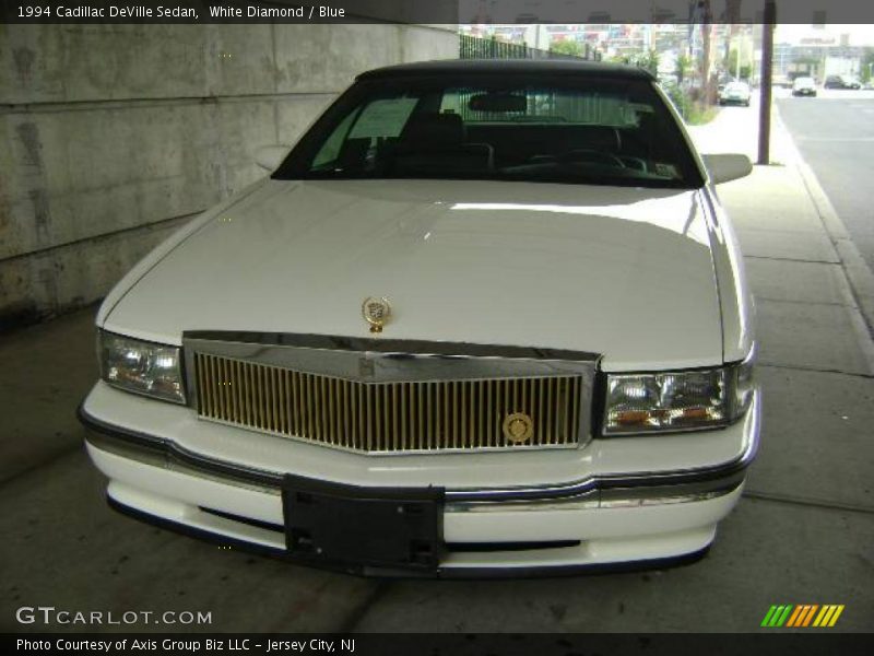 White Diamond / Blue 1994 Cadillac DeVille Sedan