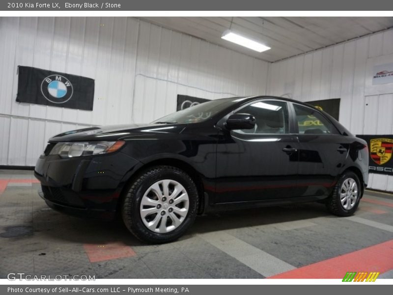 Ebony Black / Stone 2010 Kia Forte LX