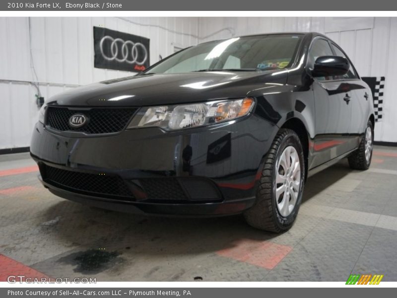 Ebony Black / Stone 2010 Kia Forte LX