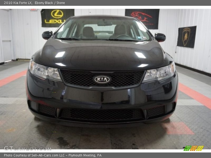 Ebony Black / Stone 2010 Kia Forte LX