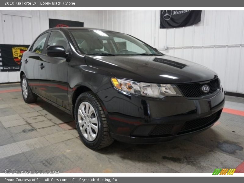 Ebony Black / Stone 2010 Kia Forte LX