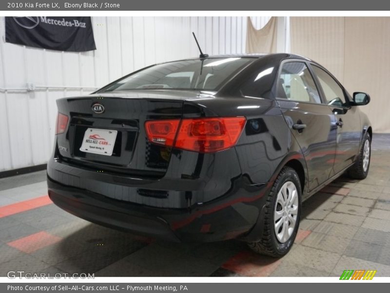 Ebony Black / Stone 2010 Kia Forte LX