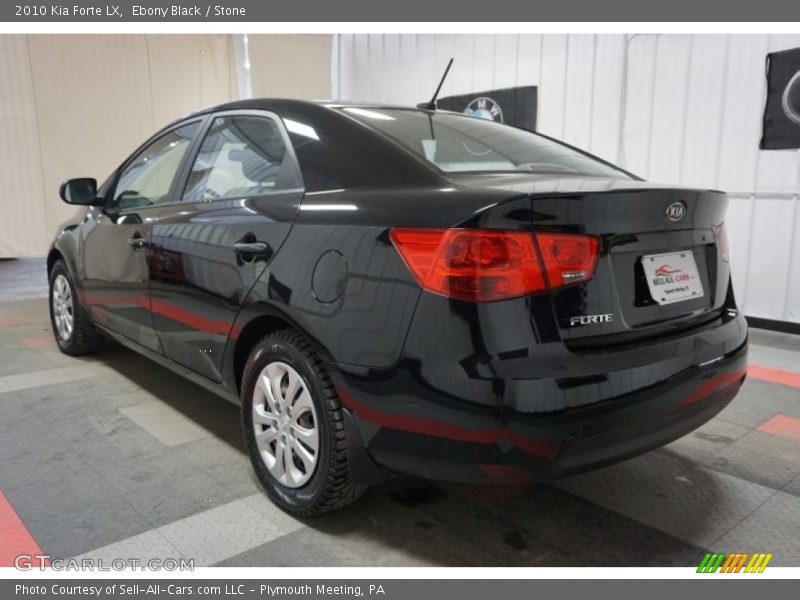 Ebony Black / Stone 2010 Kia Forte LX