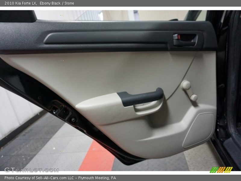 Ebony Black / Stone 2010 Kia Forte LX