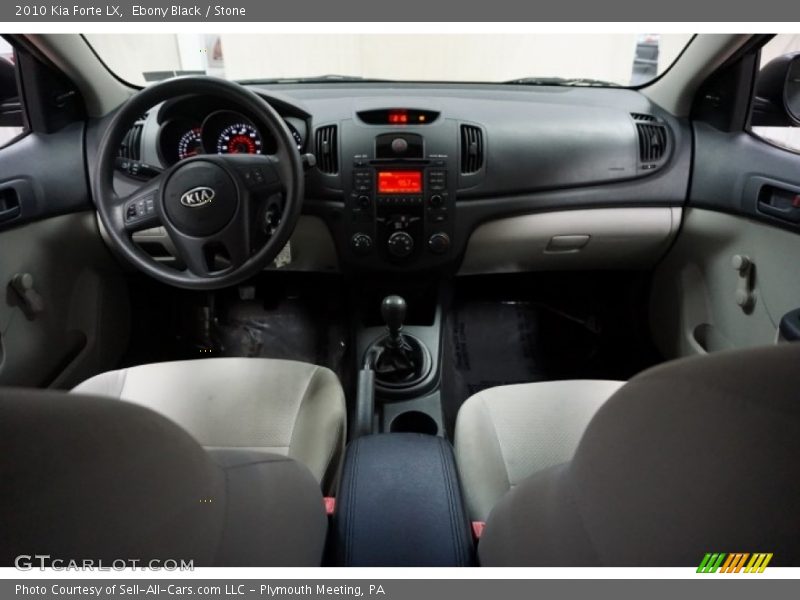 Ebony Black / Stone 2010 Kia Forte LX
