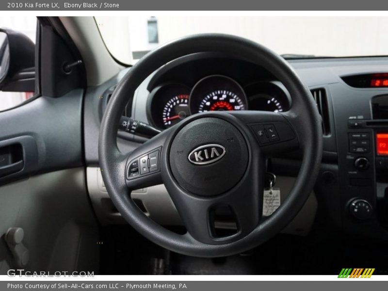 Ebony Black / Stone 2010 Kia Forte LX