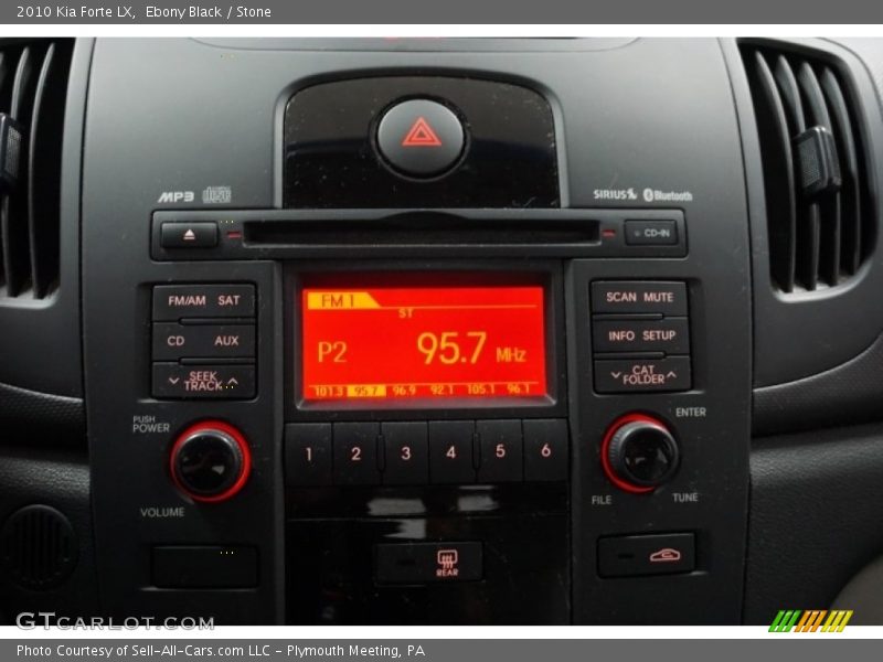 Ebony Black / Stone 2010 Kia Forte LX