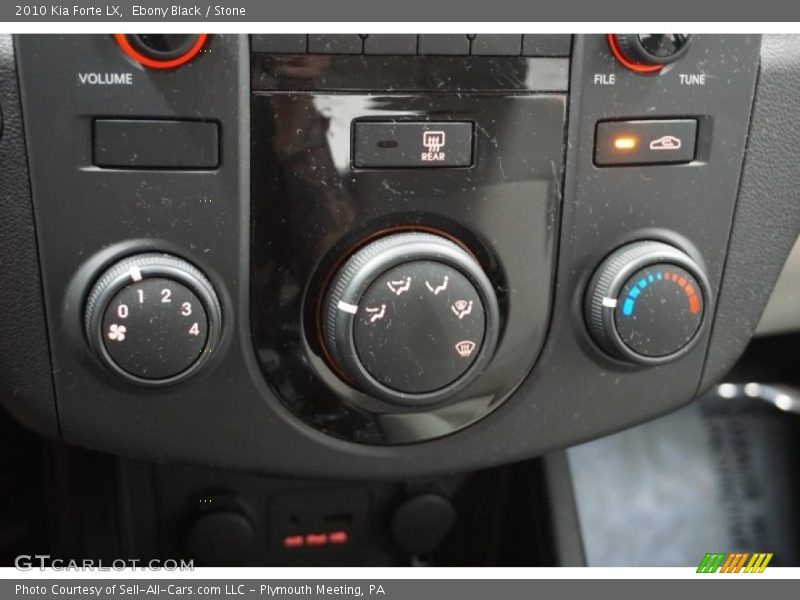 Ebony Black / Stone 2010 Kia Forte LX