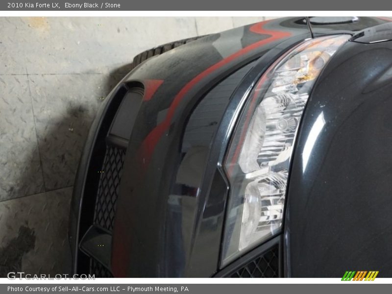 Ebony Black / Stone 2010 Kia Forte LX