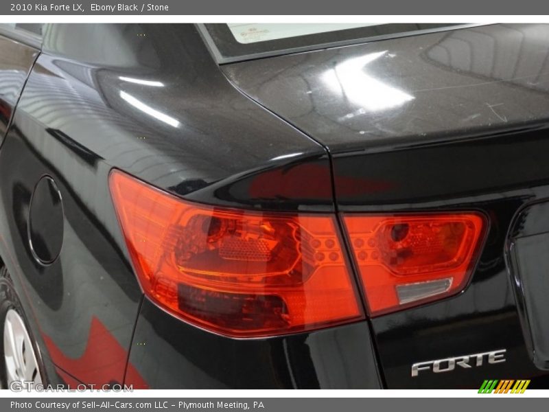 Ebony Black / Stone 2010 Kia Forte LX