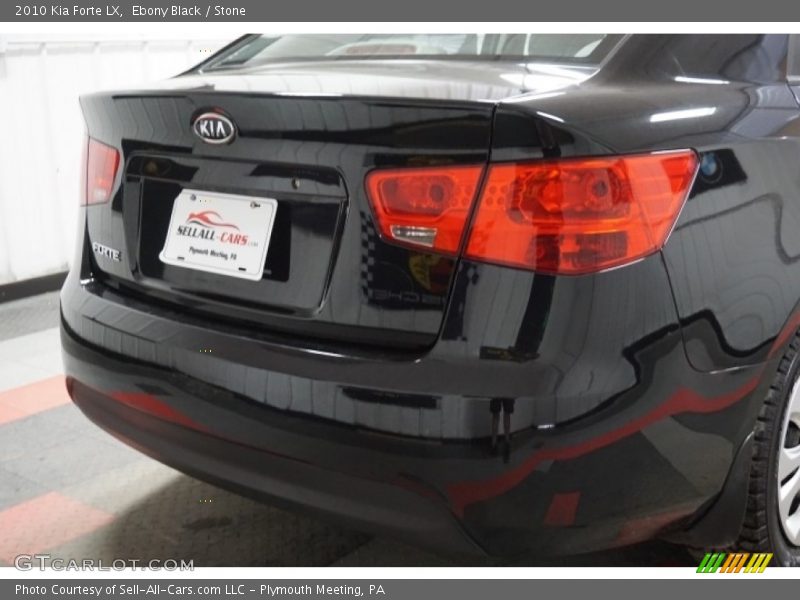 Ebony Black / Stone 2010 Kia Forte LX