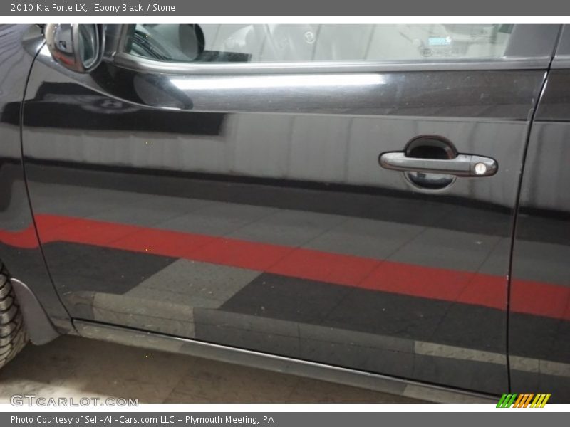 Ebony Black / Stone 2010 Kia Forte LX