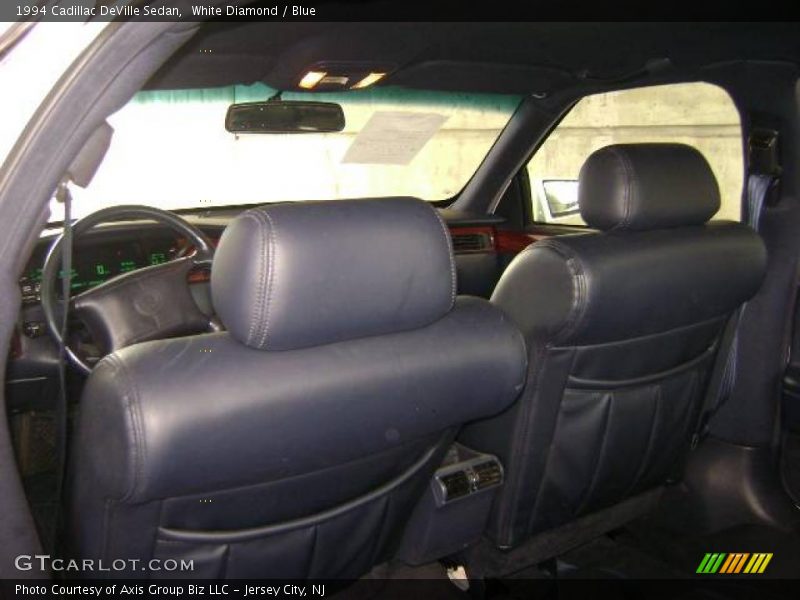 White Diamond / Blue 1994 Cadillac DeVille Sedan