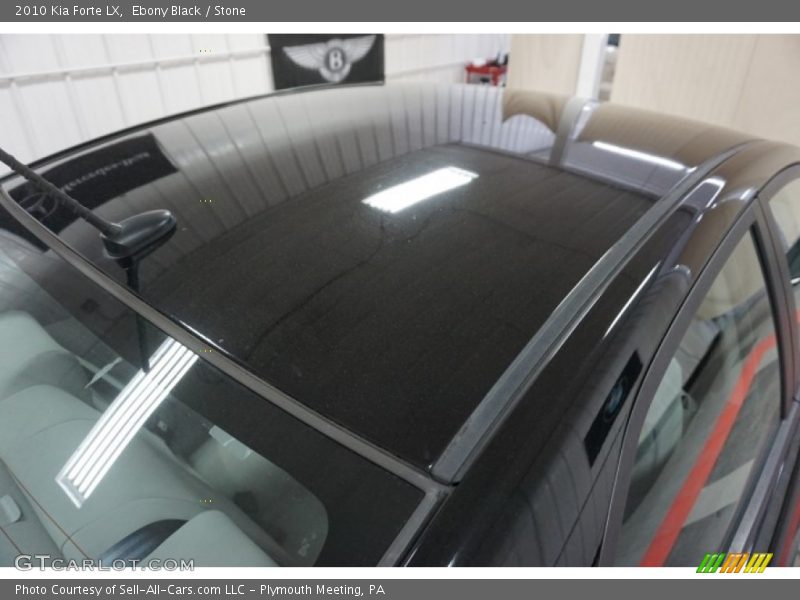 Ebony Black / Stone 2010 Kia Forte LX