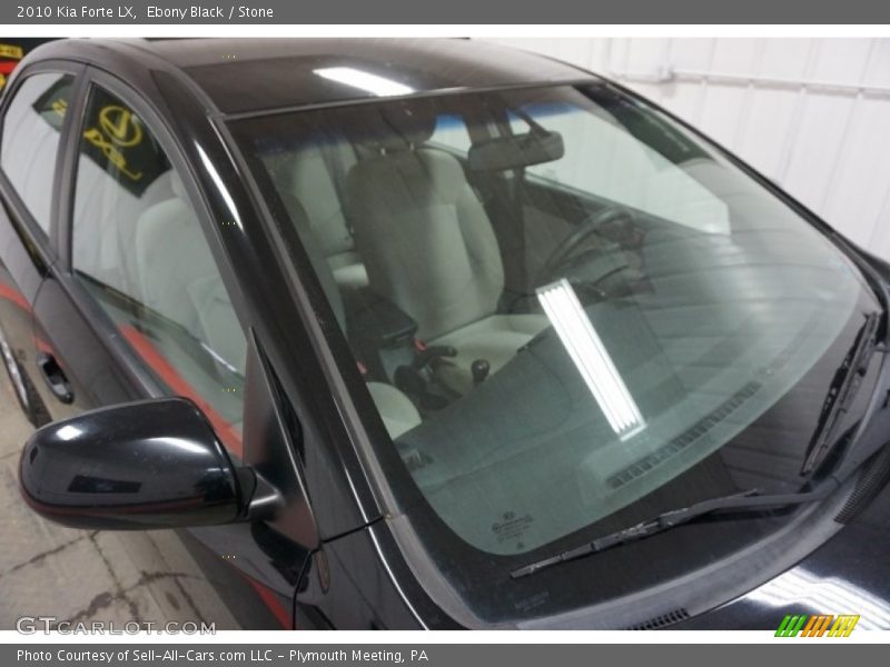 Ebony Black / Stone 2010 Kia Forte LX