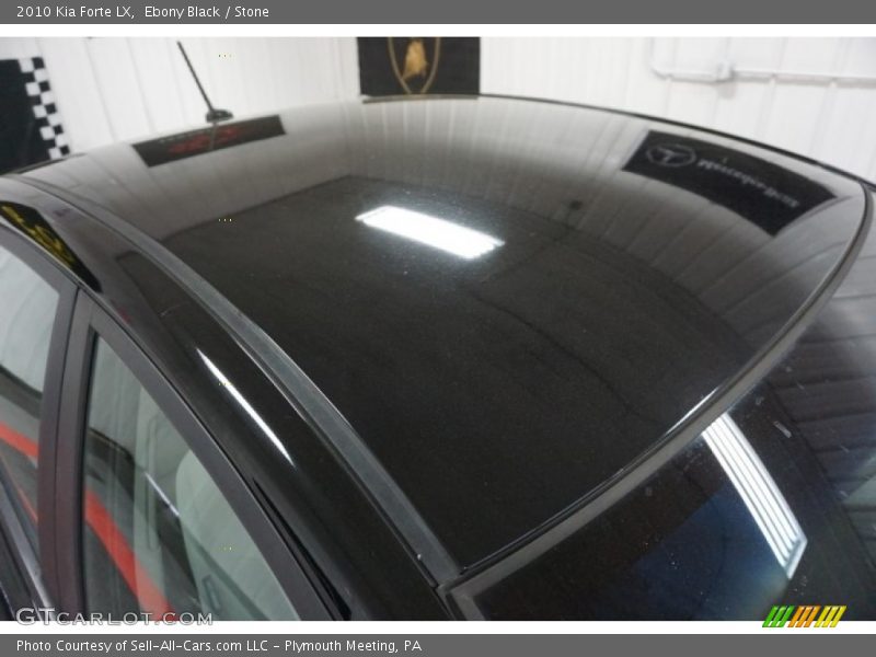 Ebony Black / Stone 2010 Kia Forte LX