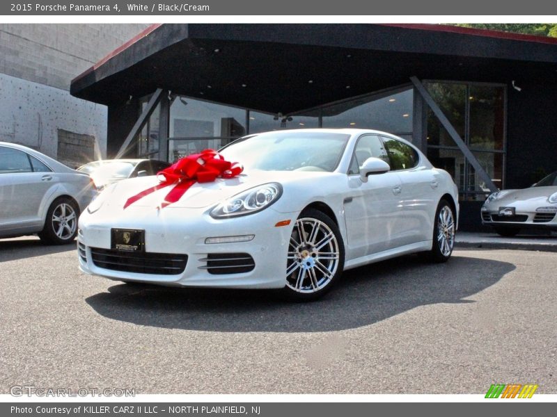 White / Black/Cream 2015 Porsche Panamera 4