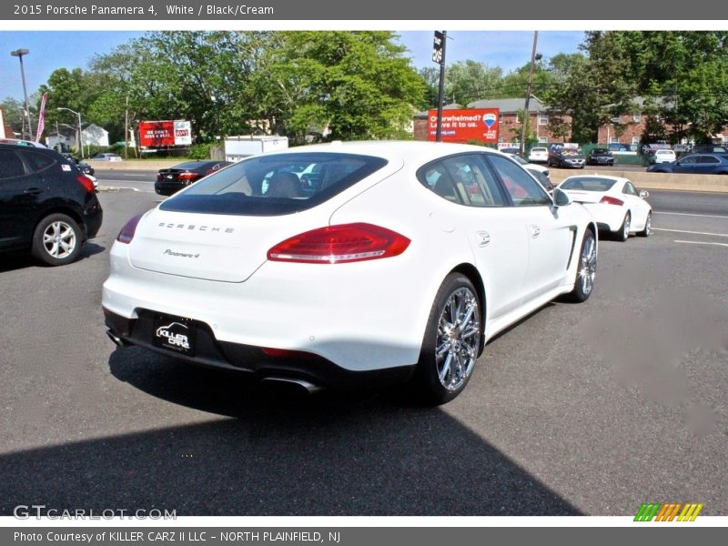 White / Black/Cream 2015 Porsche Panamera 4