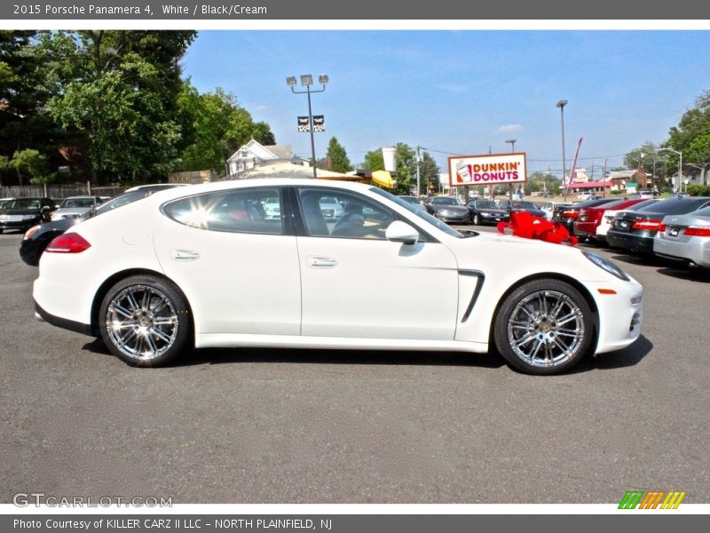 White / Black/Cream 2015 Porsche Panamera 4