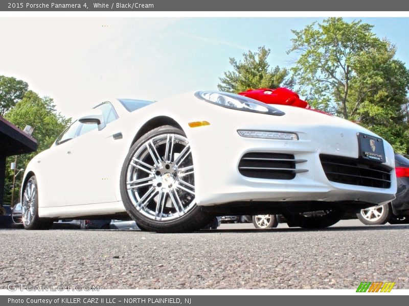 White / Black/Cream 2015 Porsche Panamera 4