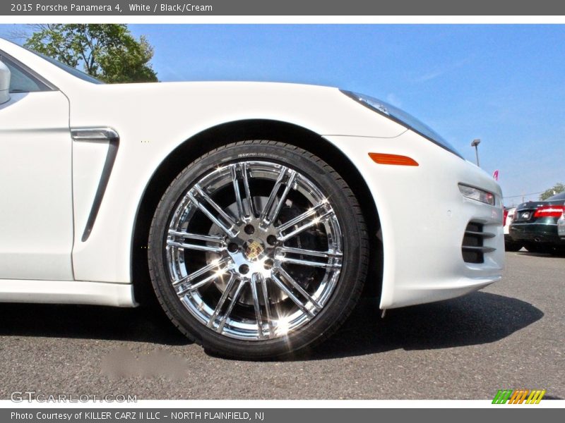 White / Black/Cream 2015 Porsche Panamera 4