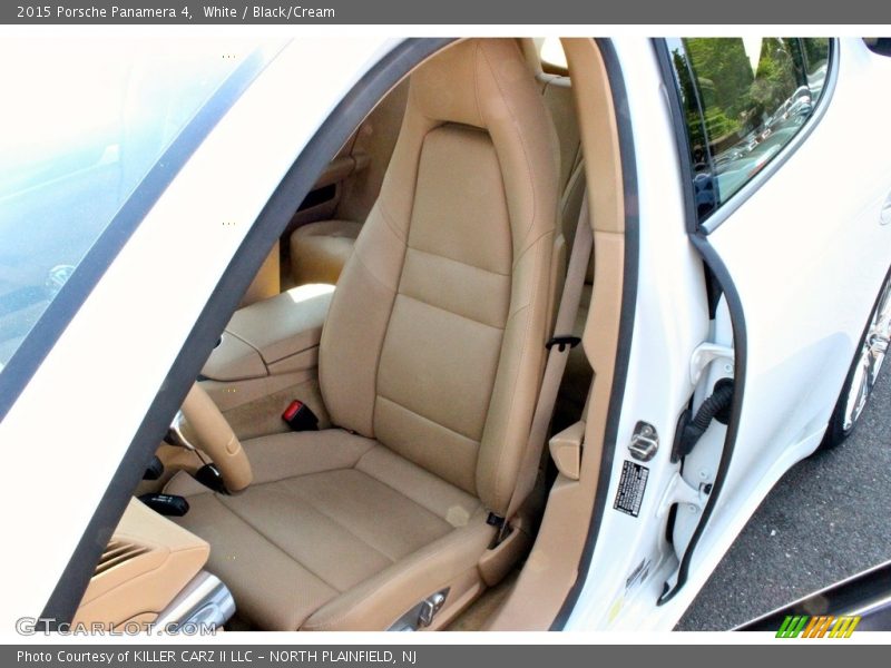 White / Black/Cream 2015 Porsche Panamera 4