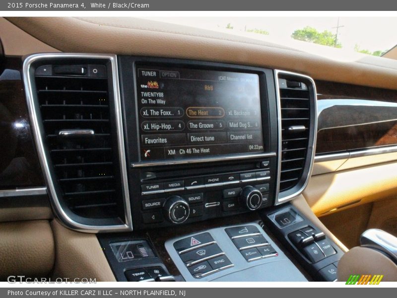 White / Black/Cream 2015 Porsche Panamera 4