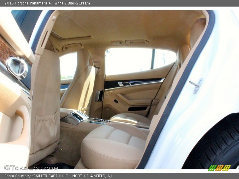 White / Black/Cream 2015 Porsche Panamera 4