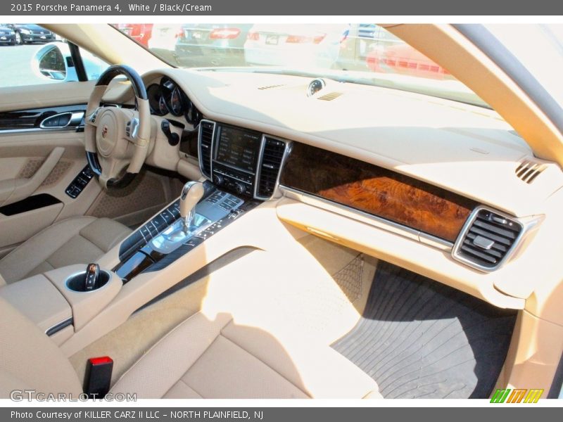White / Black/Cream 2015 Porsche Panamera 4