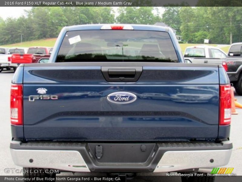 Blue Jeans / Medium Earth Gray 2016 Ford F150 XLT Regular Cab 4x4