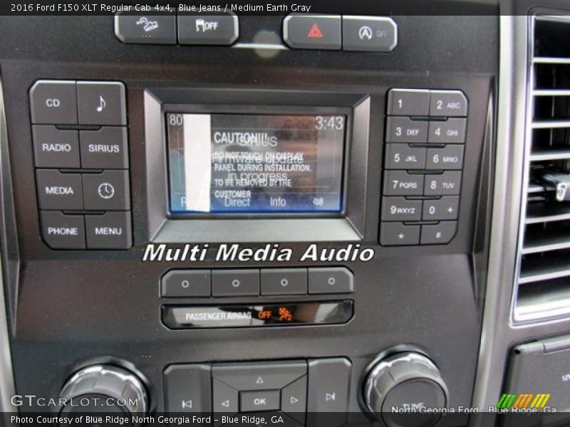 Blue Jeans / Medium Earth Gray 2016 Ford F150 XLT Regular Cab 4x4