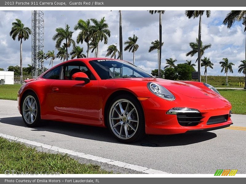 Guards Red / Black 2013 Porsche 911 Carrera Coupe