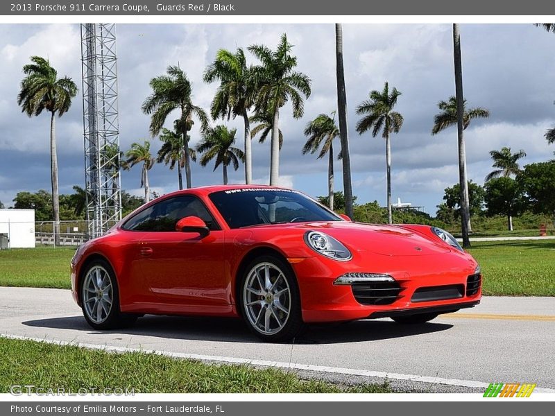 Guards Red / Black 2013 Porsche 911 Carrera Coupe