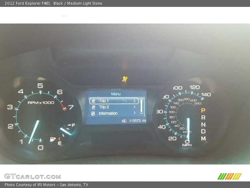 Black / Medium Light Stone 2012 Ford Explorer FWD