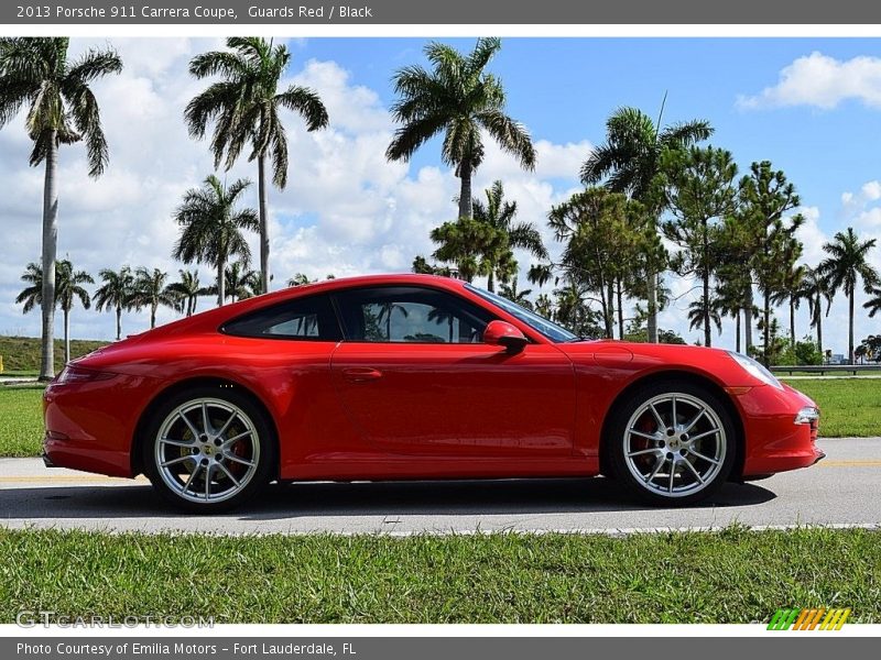 Guards Red / Black 2013 Porsche 911 Carrera Coupe