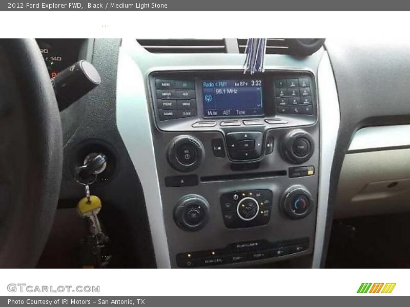 Black / Medium Light Stone 2012 Ford Explorer FWD