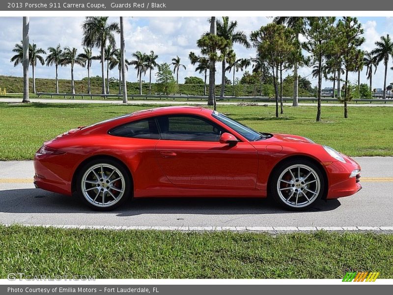 Guards Red / Black 2013 Porsche 911 Carrera Coupe