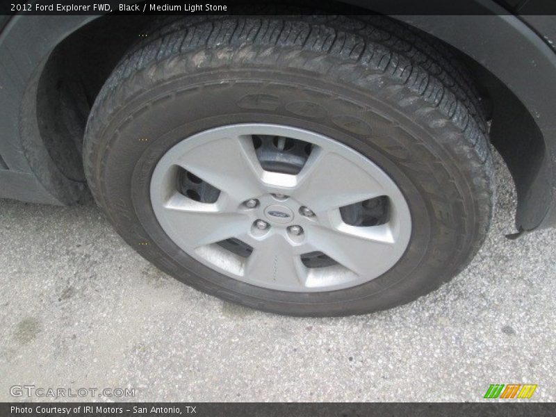 Black / Medium Light Stone 2012 Ford Explorer FWD