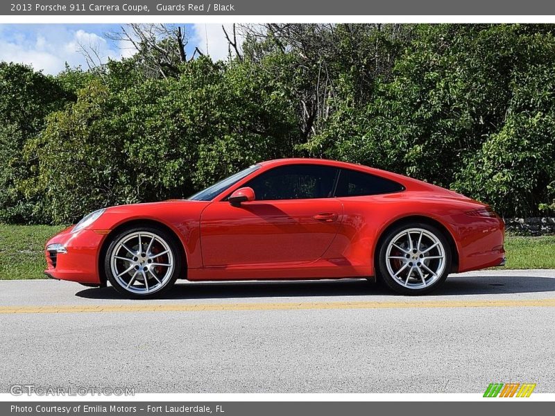 Guards Red / Black 2013 Porsche 911 Carrera Coupe